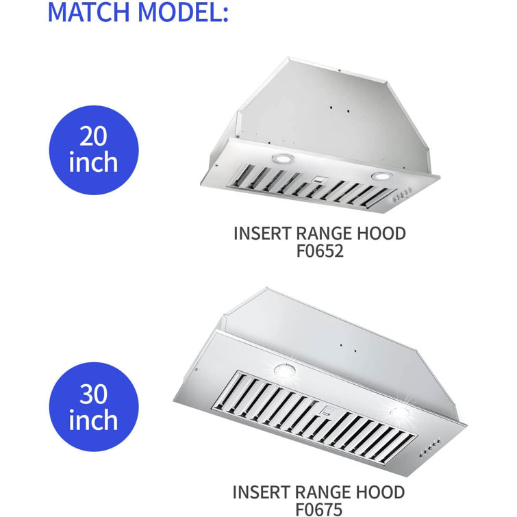 JOEAONZ Range Hood NonDuct Kit Wayfair